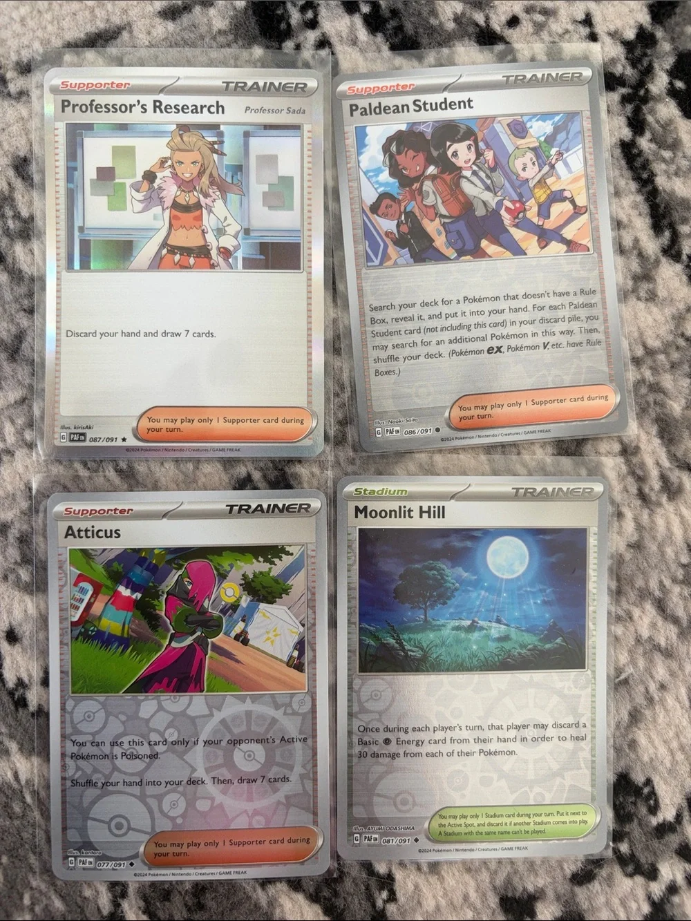Pokémon Paldean Fates Reverse Holo Trainer Lot 14 Cards | Deck Build | ✨5/$25✨